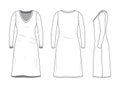 Blank clothing templates.