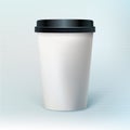 Blank coffee cup