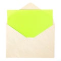 Blank color paper note Royalty Free Stock Photo