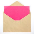 Blank color paper note Royalty Free Stock Photo