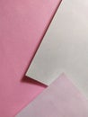 Blank colorful overlaps sample papers with shadow using in origami, print usage ,letter, notes