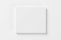 Blank compact disk cover on white Royalty Free Stock Photo