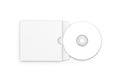 Blank compact disk Royalty Free Stock Photo