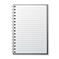 Blank copybook template