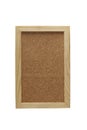 Blank Corkboard (Clipping path) Royalty Free Stock Photo