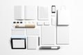 Blank corporate identity elements