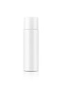 Blank cosmetic packaging white serum bottle isolated on white Royalty Free Stock Photo