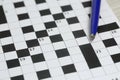 Blank crossword puzzle