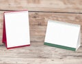 Blank desk calendars Royalty Free Stock Photo