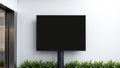 Blank Digital Signage Mockup Customizable Empty Screen for Versatile Design Projects
