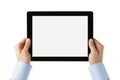 Blank digital tablet with clipping path