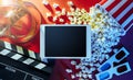 Movie streaming app Royalty Free Stock Photo