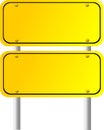 Blank Directional Sign 5