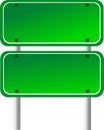 Blank Directional Sign 6 Royalty Free Stock Photo