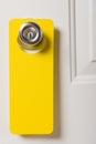 Blank Door Hanger Royalty Free Stock Photo