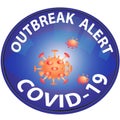Corona Virus Outbreak Alert Sign