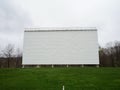 Blank Drive-in Movie Screen at Dusk