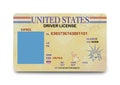 Blank Driver License Royalty Free Stock Photo