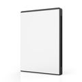 Blank DVD Case Isolated Royalty Free Stock Photo