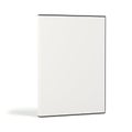 Blank DVD case on white Royalty Free Stock Photo