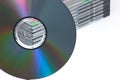 A blank dvd empty cases Royalty Free Stock Photo