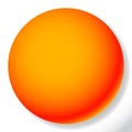 Blank, empty circle, orb and sphere button, badge, and pin shape design element Royalty Free Stock Photo
