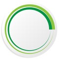 Blank, empty circle shape, circle design element. Circular, circle frame, border with copyspace. Button, pin, badge, and seal