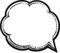 Blank empty speech bubbles comic Royalty Free Stock Photo
