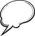 Blank empty speech bubbles comic Royalty Free Stock Photo