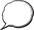Blank empty speech bubbles comic Royalty Free Stock Photo