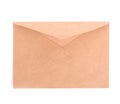 Blank envelope isolated on white background Royalty Free Stock Photo