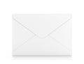 Blank envelope isolated on white background.