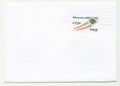 Blank envelope with stamp from Italy Royalty Free Stock Photo