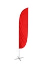 Blank feather flag banner