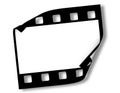 Blank film frame Royalty Free Stock Photo