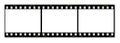 Blank film frame