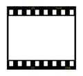 Blank film frame