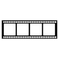 Blank film frame stock illustration. Image of frame film vector Royalty Free Stock Photo