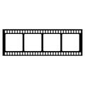 Blank film frame stock illustration. Image of frame film vector Royalty Free Stock Photo