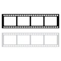 Blank film frame stock illustration. Image of frame film vector Royalty Free Stock Photo