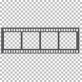 Blank film frame stock illustration. Image of frame film vector Royalty Free Stock Photo