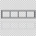 Blank film frame stock illustration. Image of frame film vector Royalty Free Stock Photo