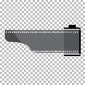 Blank film frame stock illustration. Image of frame film vector Royalty Free Stock Photo