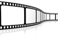 Blank film strip Royalty Free Stock Photo