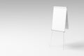 Blank flip chart standing Royalty Free Stock Photo