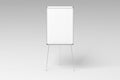 Blank flip chart standing Royalty Free Stock Photo