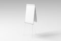 Blank flip chart standing Royalty Free Stock Photo
