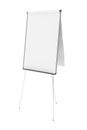 Blank flip chart standing Royalty Free Stock Photo