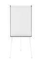 Blank flip chart standing Royalty Free Stock Photo