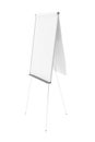 Blank flip chart standing Royalty Free Stock Photo